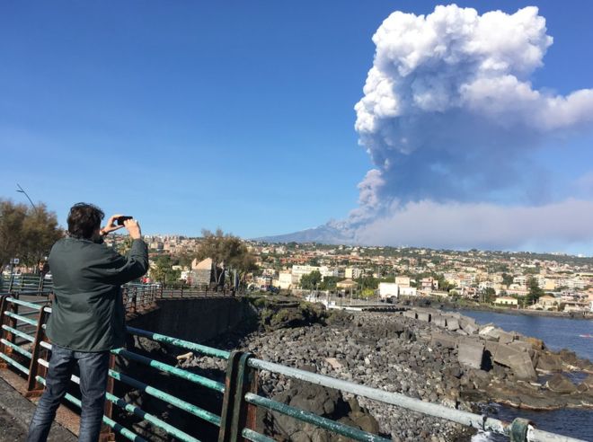   Etna erupts in Sicily amid dozens of tremors-   VIDEO    
