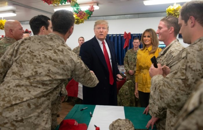US President Donald Trump visits Iraq