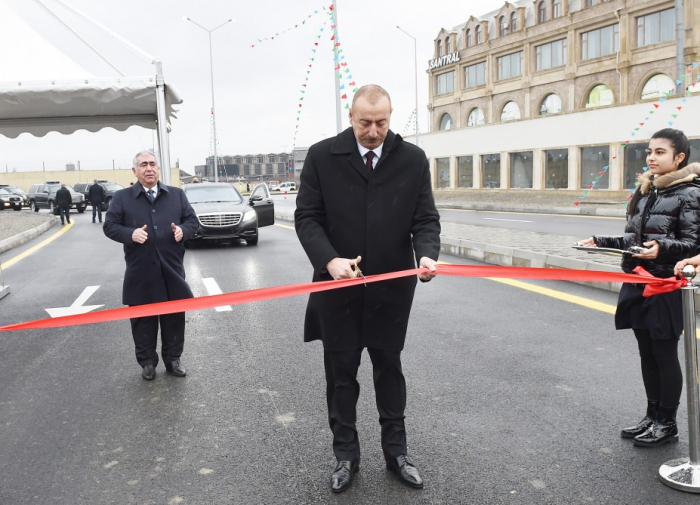  Ilham Aliyev a participé à l’ouverture d’une nouvelle route -  PHOTOS  