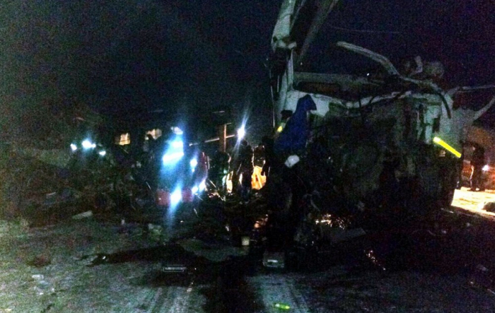  “Rosneft”in avtobusu qəzaya düşdü:    6 ölü, 18 yaralı      