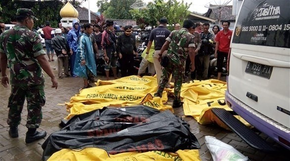 ارتفاع حصيلة ضحايا كارثة تسونامي في أندونيسيا لـ 429 قتيلاً