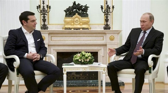 بوتين يلتقي رئيس وزراء اليونان في موسكو سعياً لتحسين العلاقات