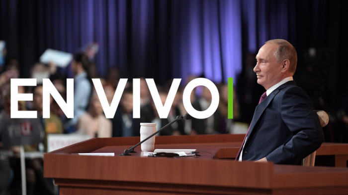     EN VIVO:   Gran rueda de prensa anual de Vladímir Putin  