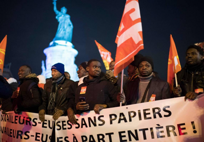   "Ouvrez les frontières!" :   près de 2.000 manifestants pour la journée des migrants à Paris