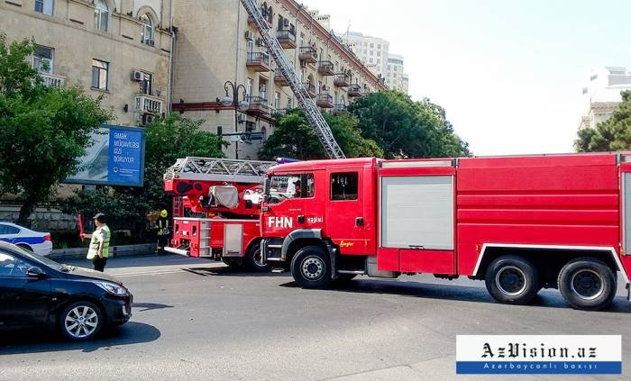 FHN ağırçəkili qadını xilas etdi 