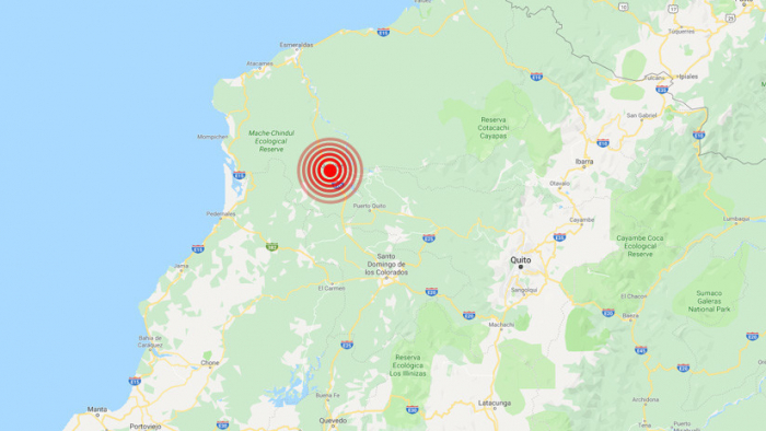   Se registra un sismo de magnitud 5,0 en Ecuador  