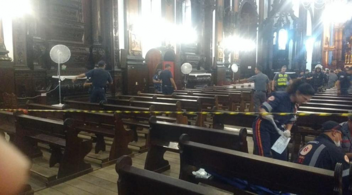   Mata a tiros a cuatro personas en una catedral de Brasil y se suicida frente al altar-  Video    