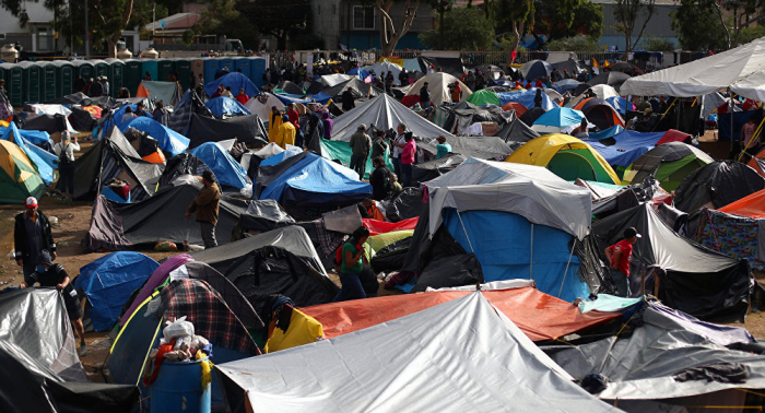 Situación alimentaria mejora en campamento de migrantes en frontera México-EEUU