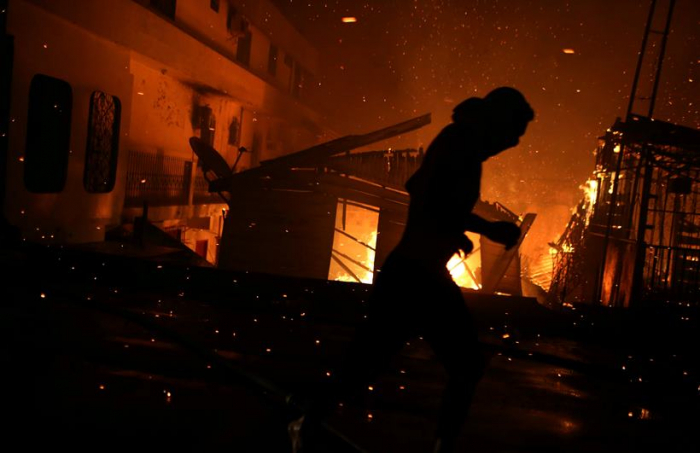 Braziliyada bir gecədə 600-dən çox ev yandı -  VİDEO  