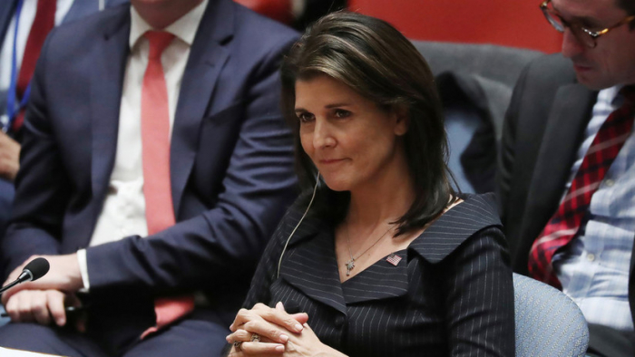 Haley afirma que el plan de paz tildado por Abbás de "bofetada del siglo" beneficia más a Palestina