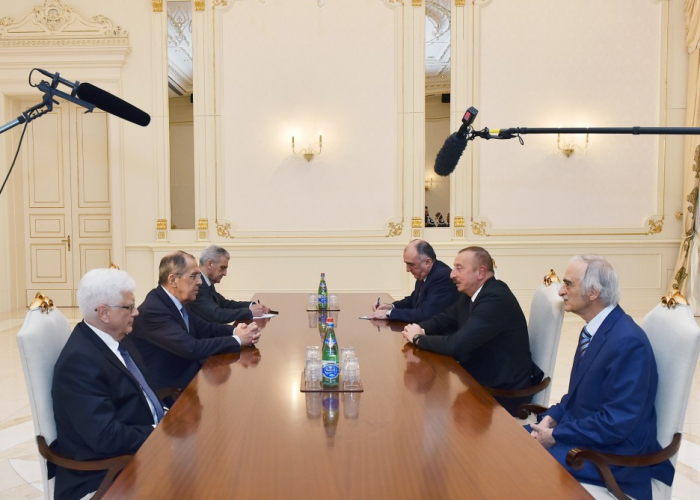  Ilham Aliyev recibió a Lavrov-  Actualizado  