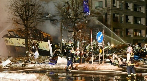 الشرطة اليابانية تحقق في انفجار بمبنى أسفر عن 42 جريحاً