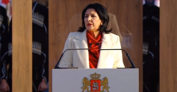 Zurabishvili sworn in as Georgia’s first female president