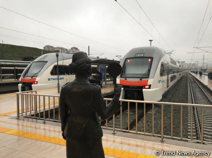   Baku-Ganja-Baku express train departs from Baku for the first time  