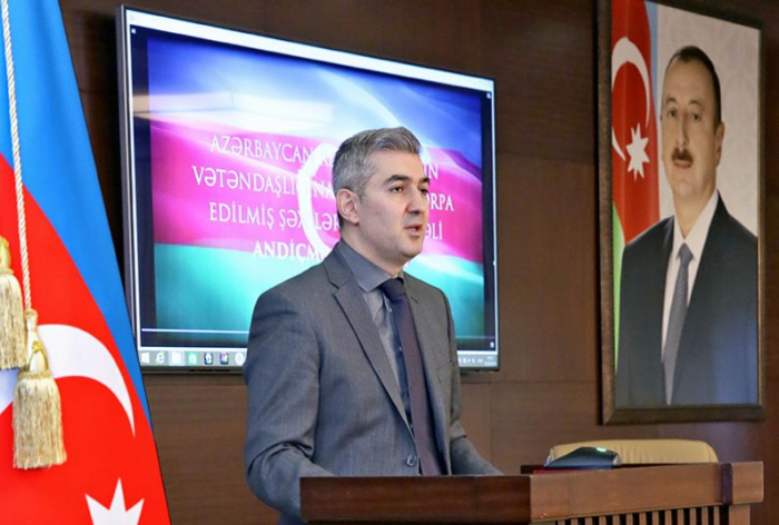  La inauguración de los que aceptaron y renovaron su ciudadanía azerbaiyana 