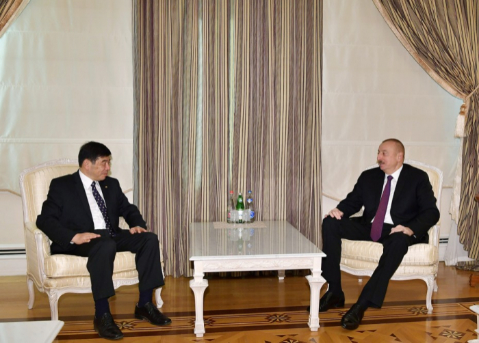  Ilham Aliyev reçoit le Secrétaire général de l