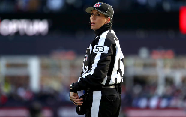   Sarah Thomas makes history as first female referee at NFL playoff game  