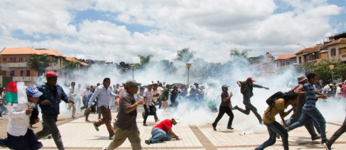 Madagascar : une manifestation de l