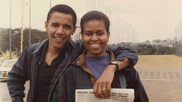 أوباما وميشيل.. صورة للتاريخ في يوم "أعز صديقة"