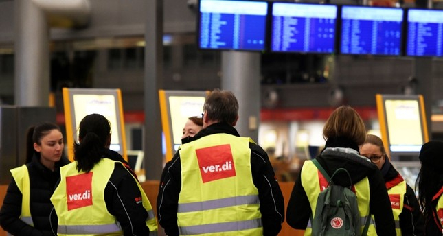 German airport security staff strike leads to chaos
