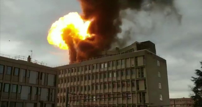   Huge explosion, fire rocks France