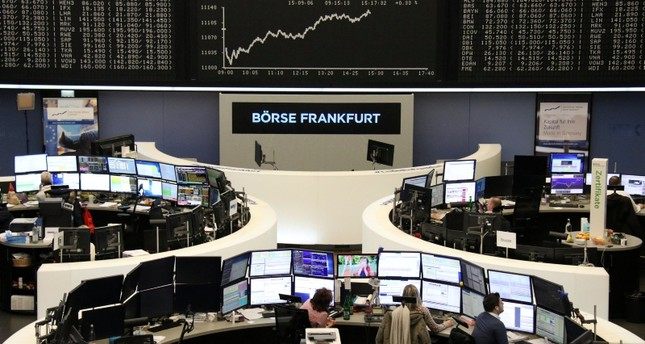 European shares hit 2-month high led by tech rally
