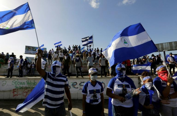 Manifestation dispersée au Nicaragua