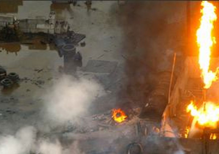   Explosions rock China