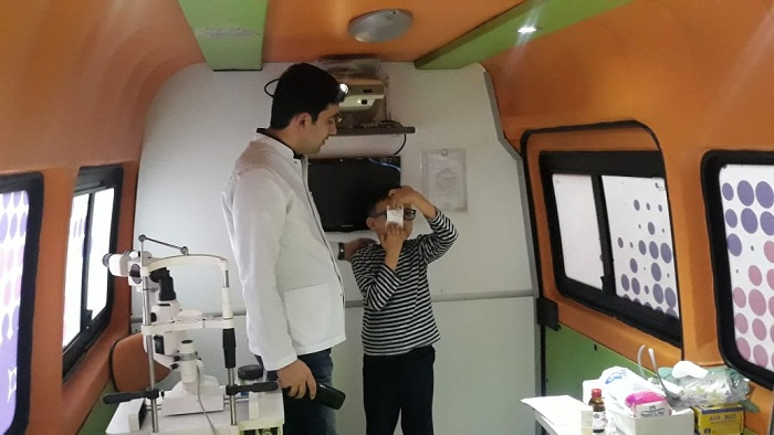 Azercell-in Mobil Göz Klinikası Ağdamda 