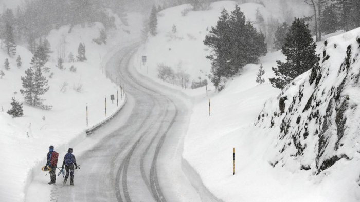  Aviso en 36 provincias por riesgo de viento, nevadas, olas y aludes 