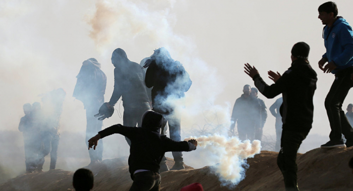   Las protestas en Gaza dejan una treintena de palestinos heridos  