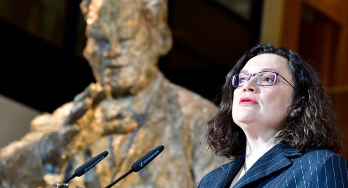   „Bundeskanzlerin Andrea Nahles“ will „Sozialstaat 2025“  