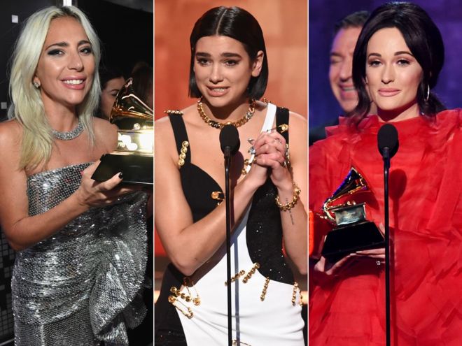  Grammy Awards: Lady Gaga gets three and Cardi B makes history 