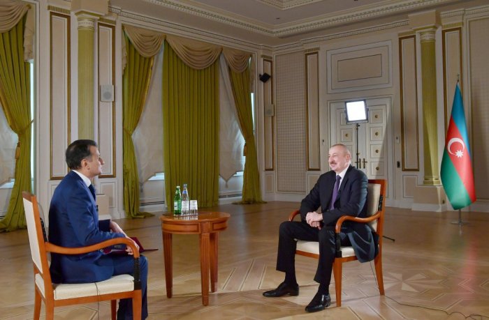  President Ilham Aliyev interviewed by Real TV 