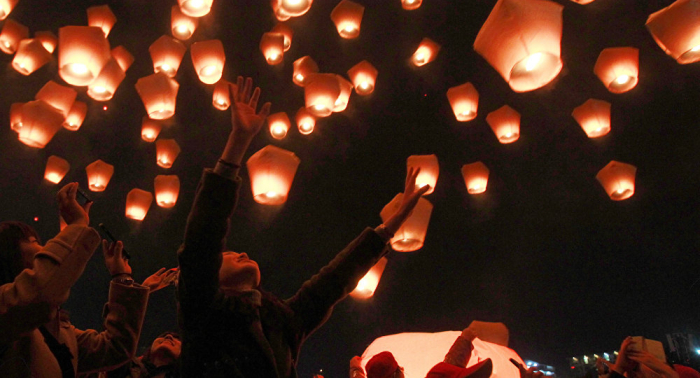 Así festeja Taiwán el impresionante Festival de las Linternas