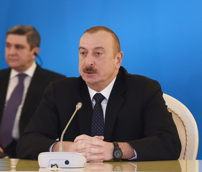 Ilham Aliyev:  Aserbaidschan wird zu einem Verkehrszentrum von Euroasien 