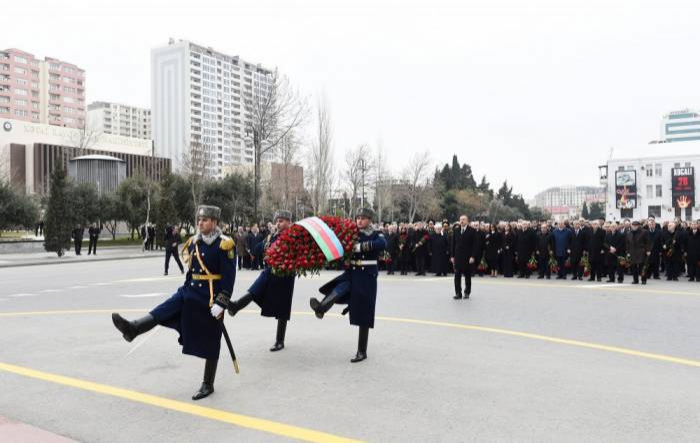  Azerbaijani president attends Khojaly genocide anniversary march - VIDEO