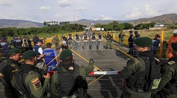 فنزويلا: تعزيزات عسكرية على الحدود مع كولومبيا بسبب المساعدات