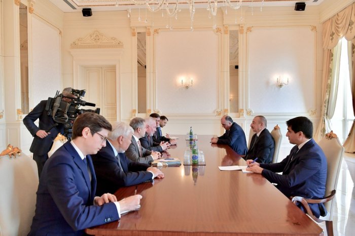  President Ilham Aliyev receives OSCE MG co-chairs 