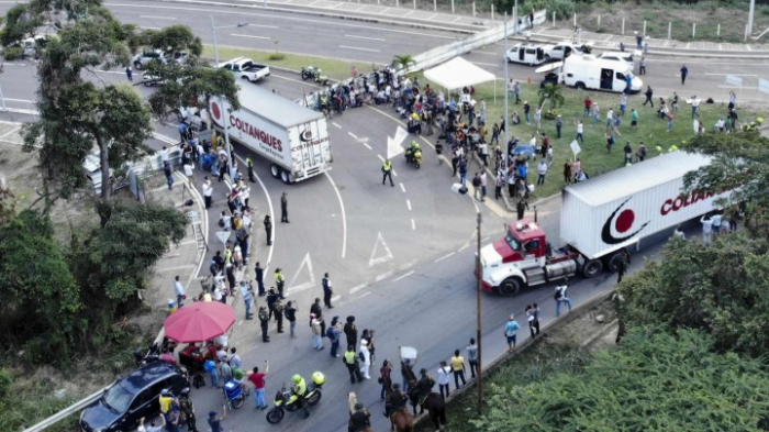 US-Hilfslieferung in kolumbianischer Grenzstadt eingetroffen