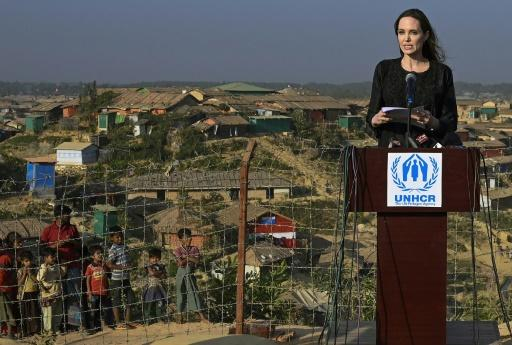 Rohingyas: Angelina Jolie appelle la Birmanie à cesser la persécution