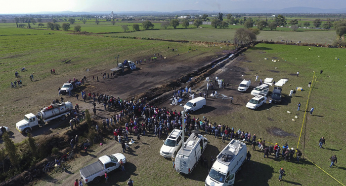   Se eleva a 128 el número de muertos por explosión de ducto en México  