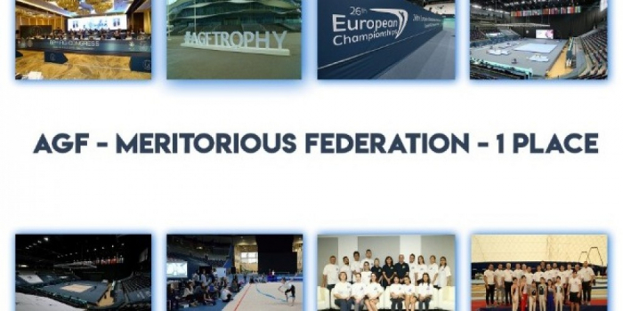 Azerbaijan Gymnastics Federation top list of FIG`s meritorious federations