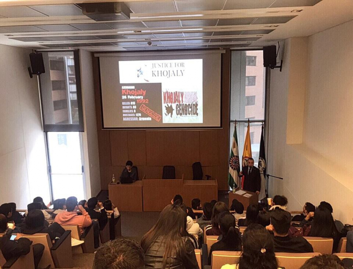  Se dictó una conferencia sobre el genocidio de Joyalí en la más antigua universidad de Colombia 