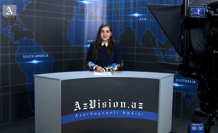     AzVision News:   İngiliscə günün əsas xəbərləri   (14 fevral)   -   VİDEO    