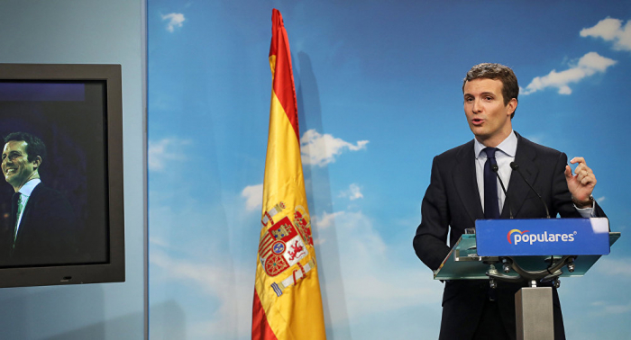 Pablo Casado presenta la intervención en Cataluña como propuesta de cara a las elecciones