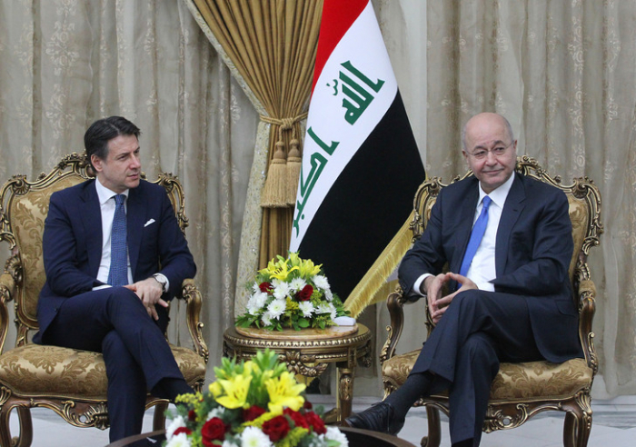Le chef du gouvernement italien en visite à Bagdad