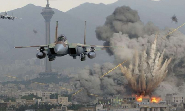    İsrail ordusu Qəzzanı bombalayır   