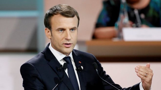 Emmanuel Macron calls for 