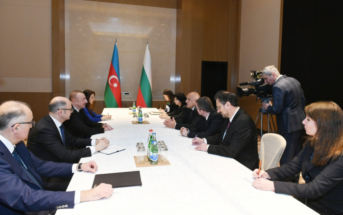  Ilham Aliyev rencontre le Premier ministre bulgare Boïko Borissov 